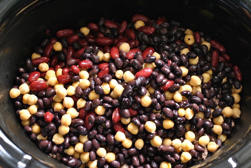 Beans in slow cooker