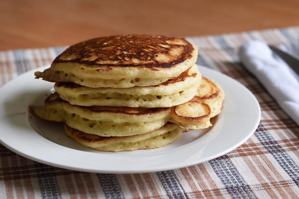 Fluffy Pancakes Ready to Serve