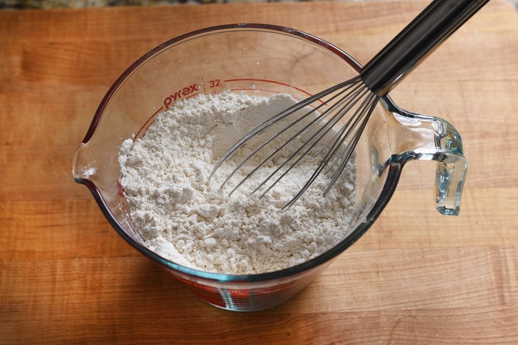 Whisk dry snickerdoodle ingredients