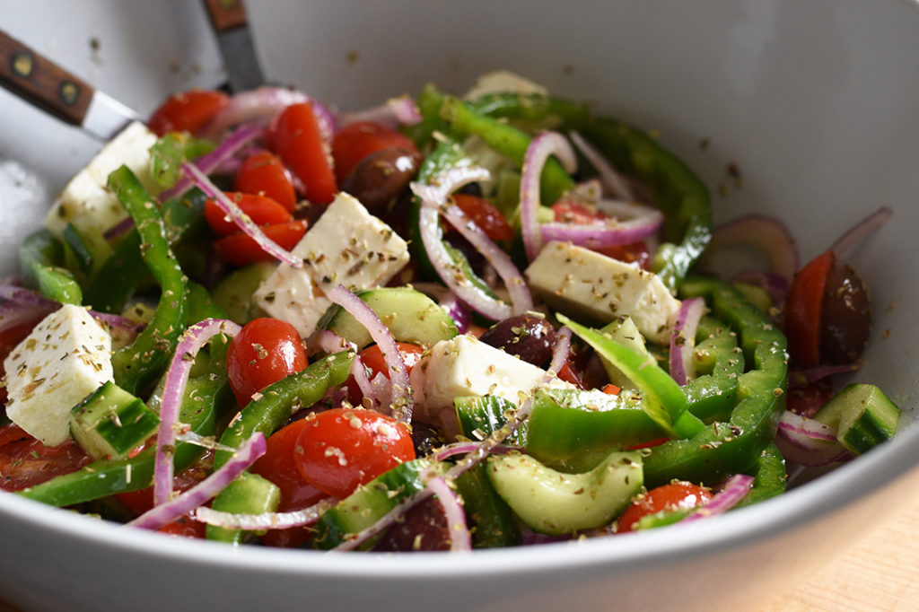 greek salad ready to eat