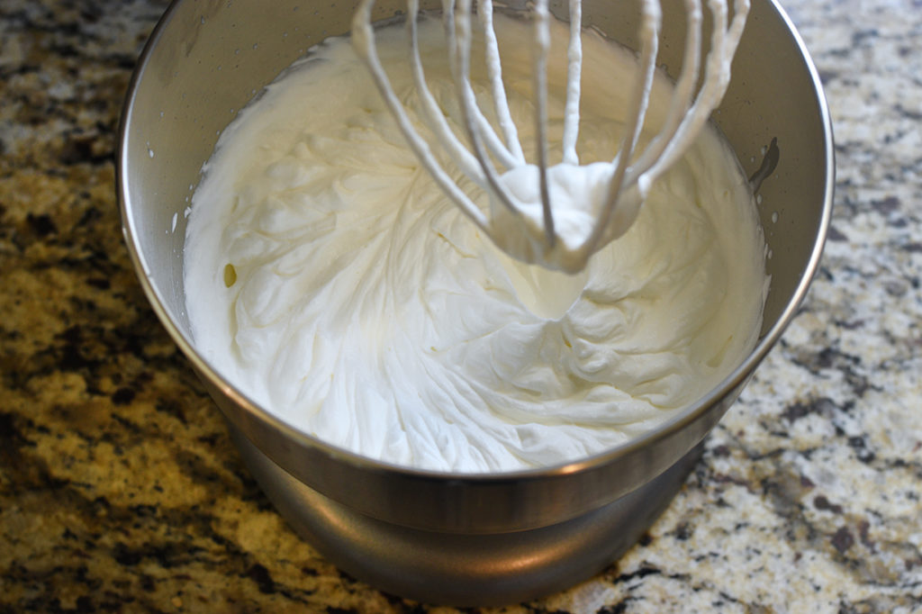 Whipping cream for homemade ice cream