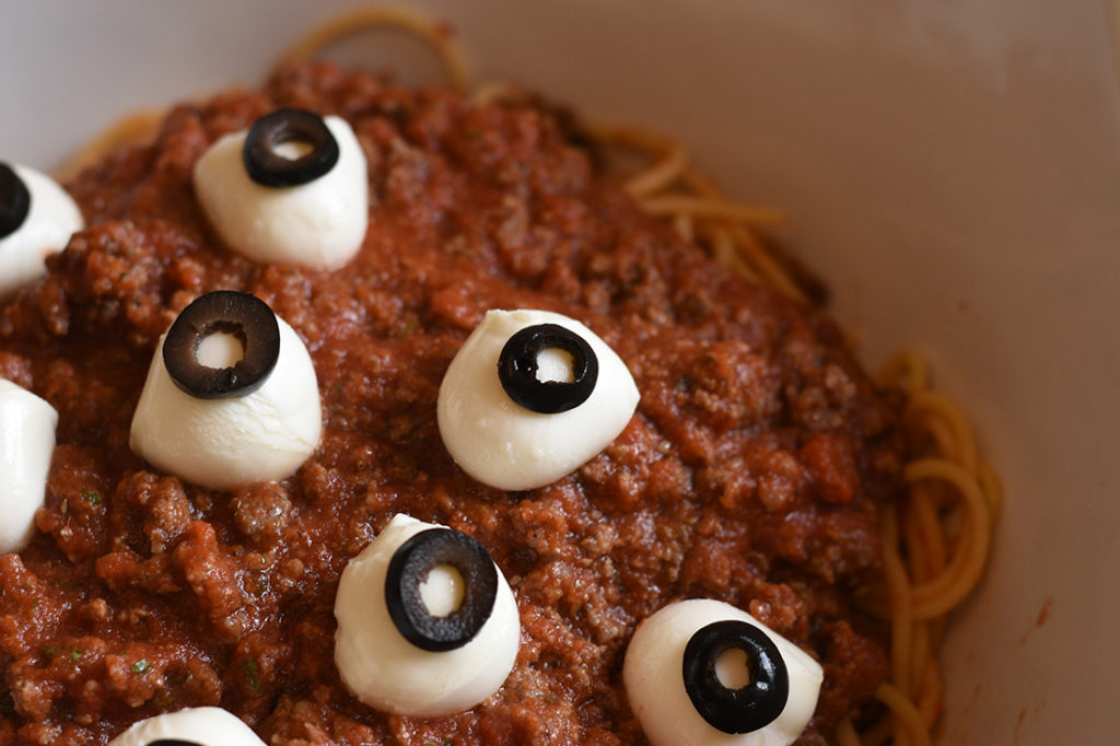 Adding eyeballs to spaghetti