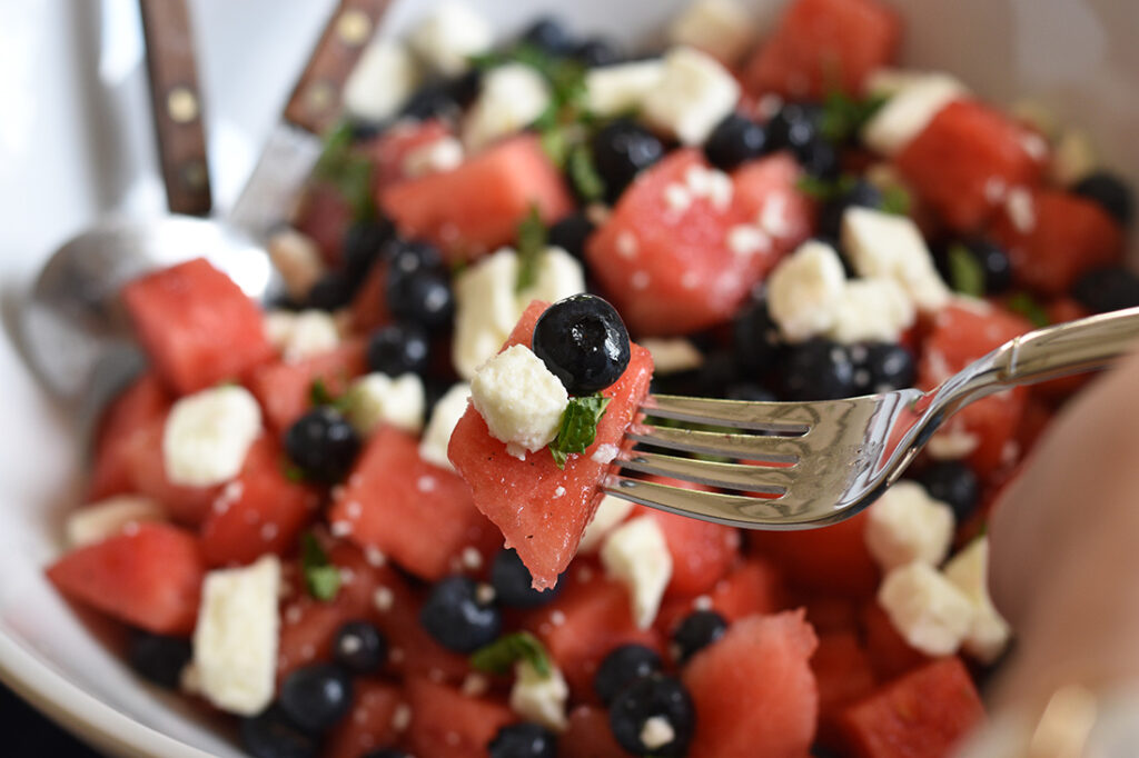 Red, White and Blue Salad: Ready to Eat