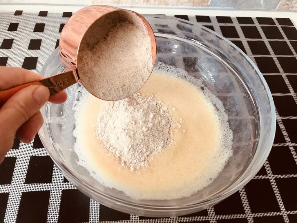 Add oat flour